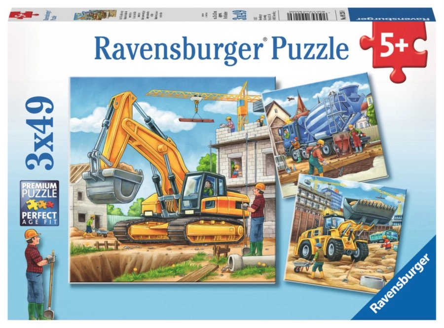 E-shop Ravensburger Velká nákladní vozidla 3 x 49 dielov