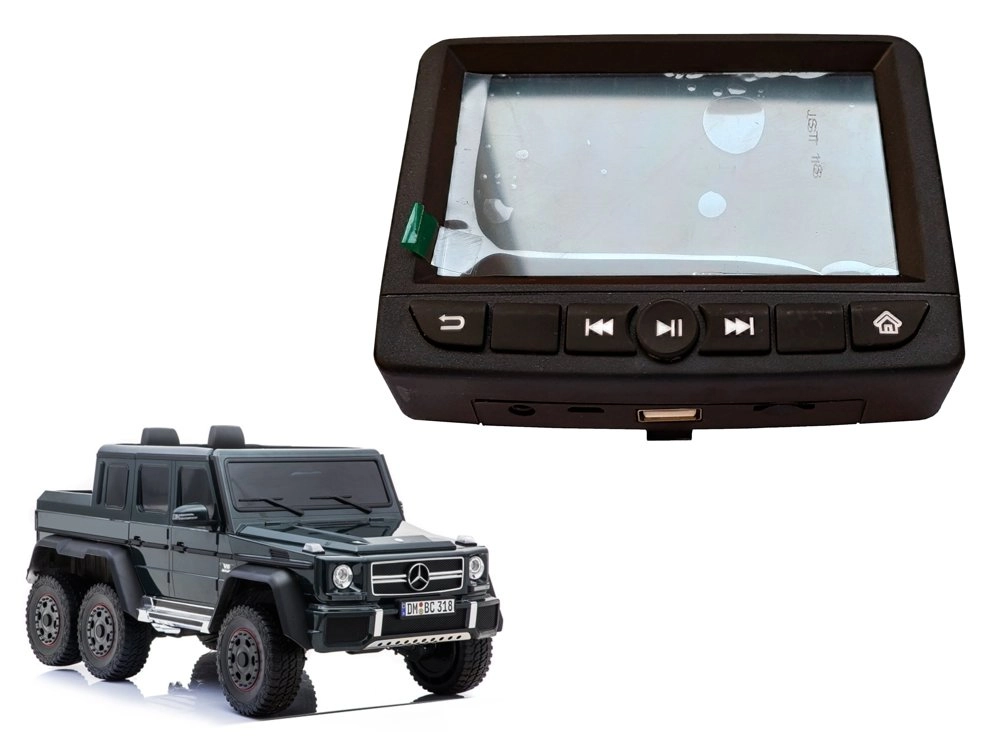 Lean Toys MP4 LCD panel pre batériou poháňaný automobil Mercedes G63 SX1888