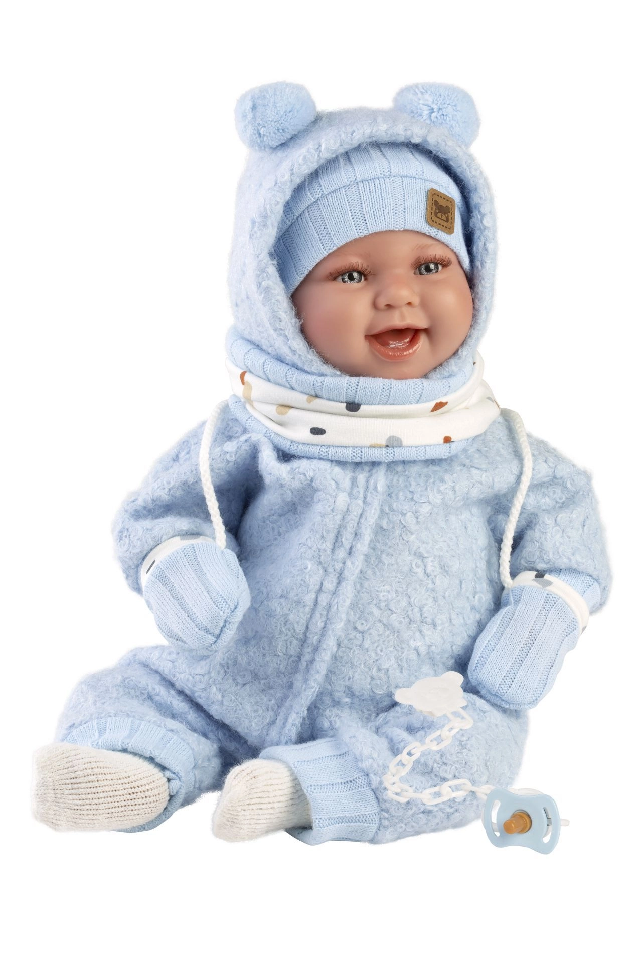 E-shop Llorens 84479 NEW BORN realistická bábätko so zvukmi a mäkkým látkovým telom 44