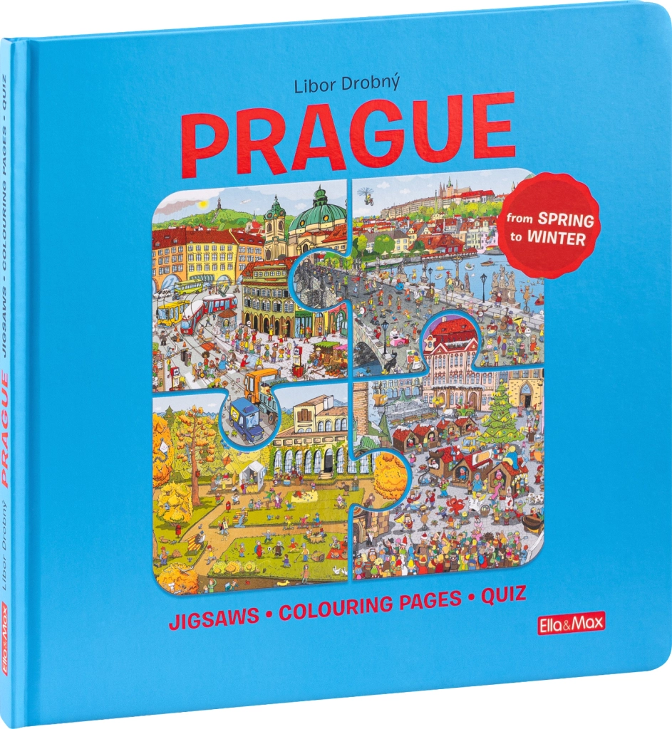 E-shop Sprievodca Prahou: Puzzle, Maľovanky a Kvízy pre deti