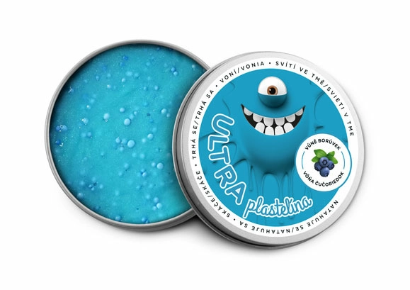 E-shop Ep Line Inteligentní plastelína 50g chytrá hmota svítí ve tmě s vuní a glitry s kuličkami zelený čaj