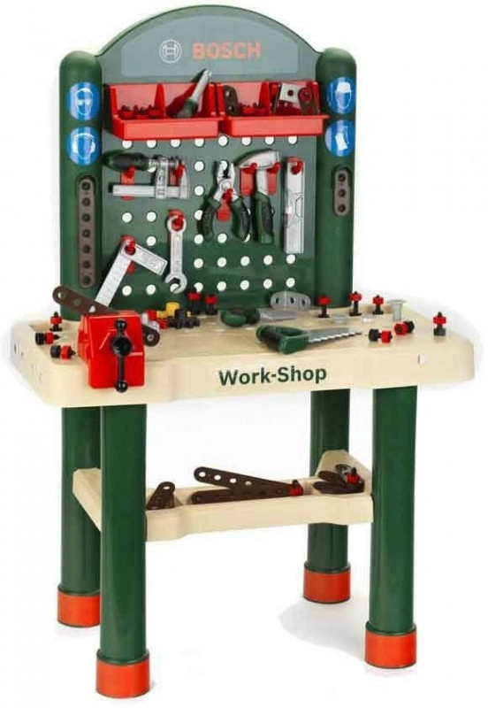 E-shop Theo Klein 8461 Bosch dětský pracovní stůl 82 dílů 8461TK