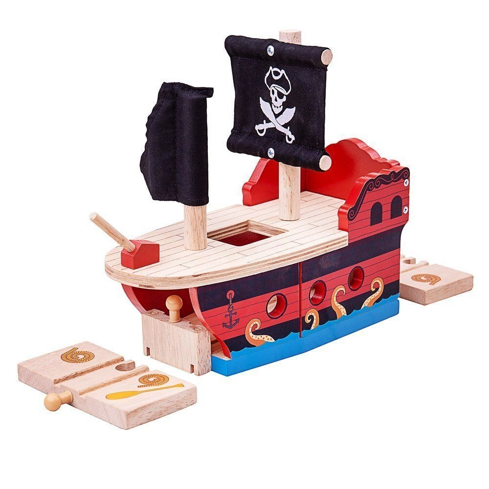 E-shop Bigjigs Pirátska galéra