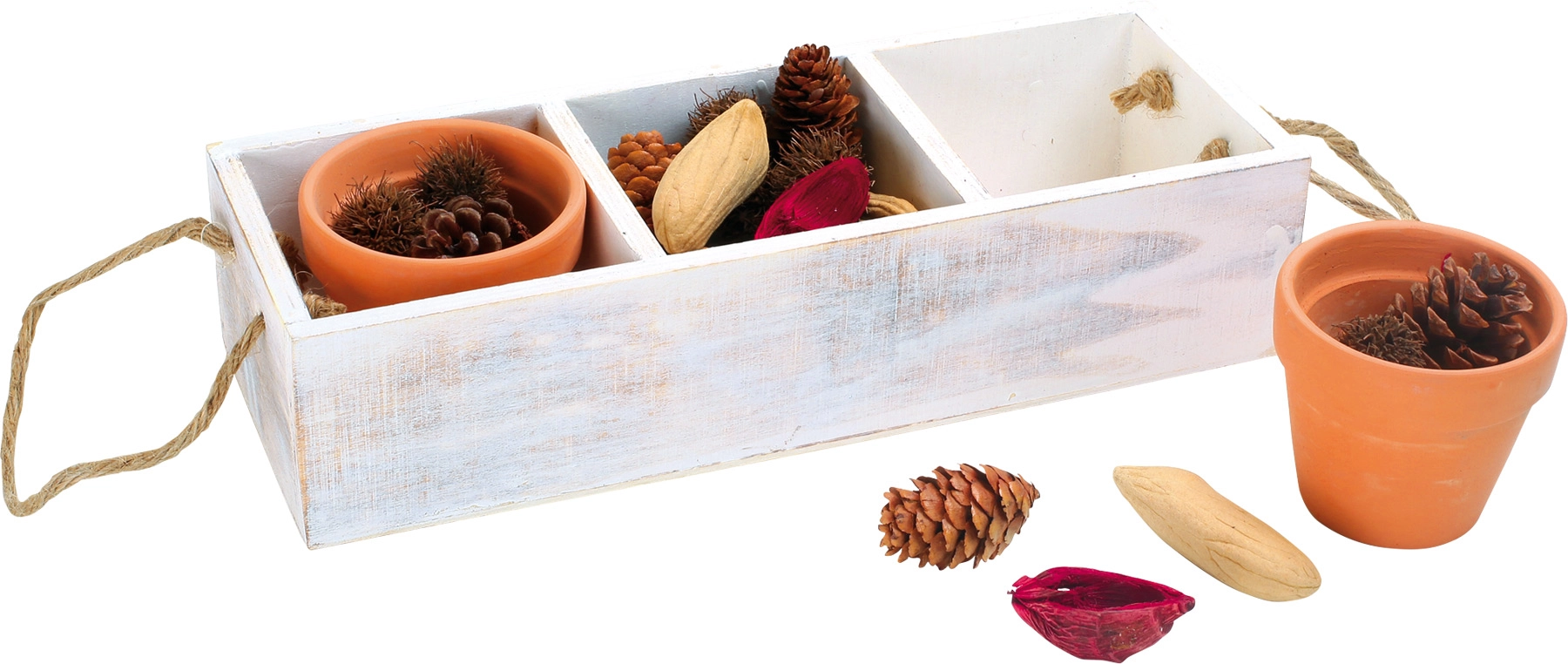 E-shop Small Foot Dekorační krabička s přírodninami