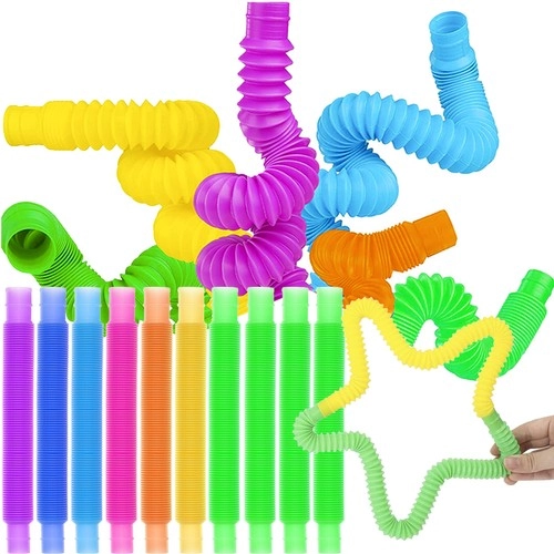 E-shop Kruzzel 19739 naťahovacie trubičky antistres 16,5 - 51 cm 10 ks