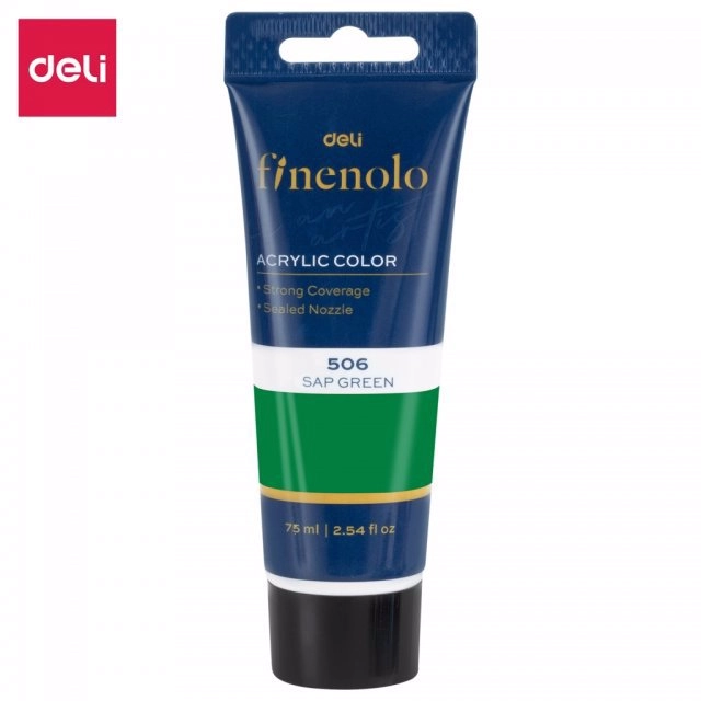 E-shop Akrylová farba tmavozelená 75 ml