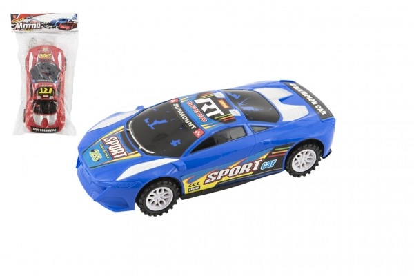 E-shop Teddies Auto závodné plast 20cm na zotrvačník 2 farby v sáčku