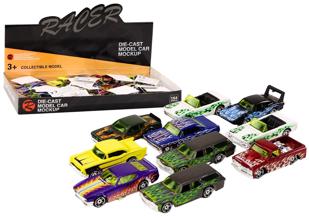 E-shop Kovové závodné auto 1:64