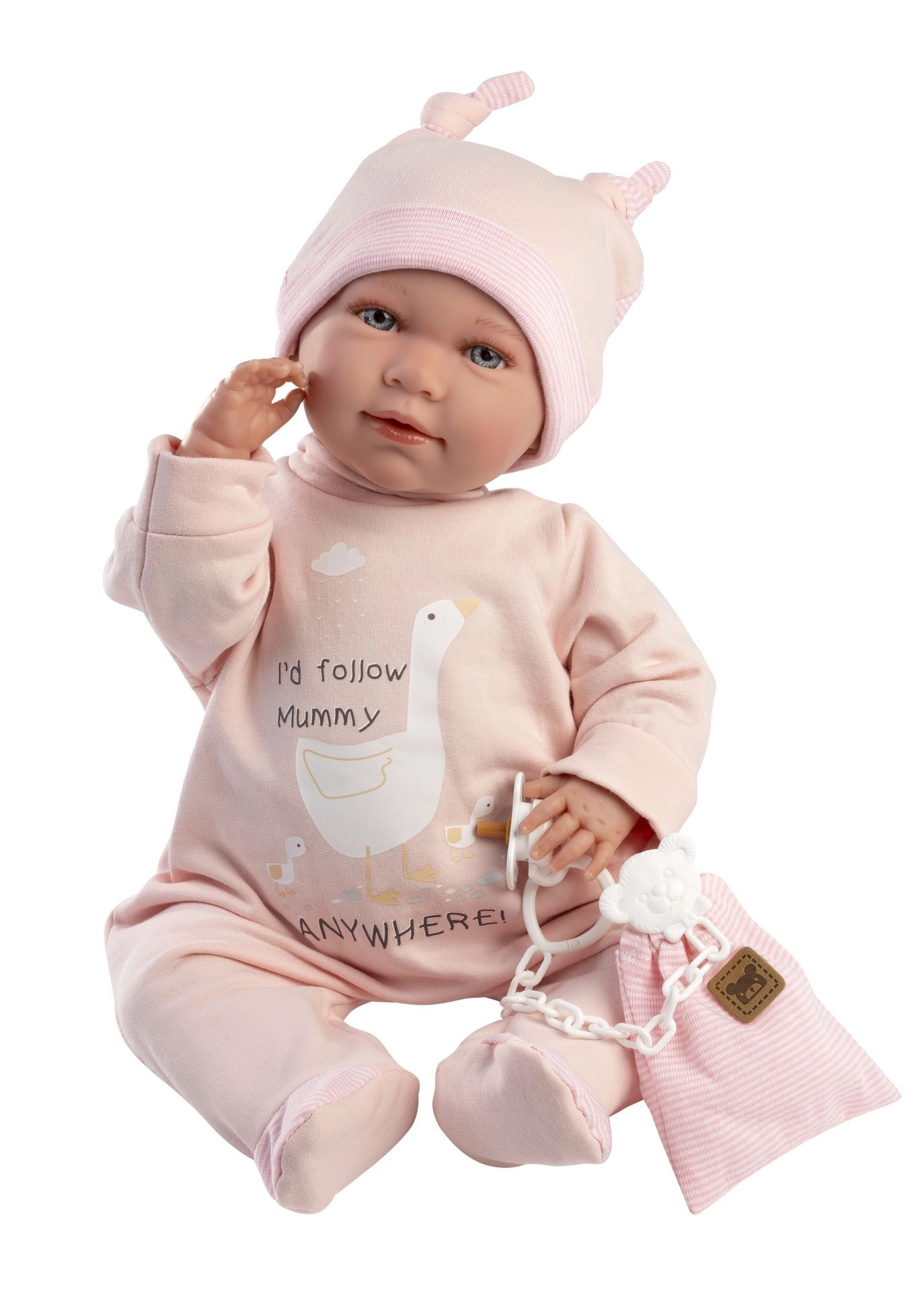 E-shop Llorens 74108 NEW BORN realistická bábätko so zvukmi a mäkkým látkovým telom 42