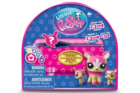Littlest Pet Shop figúrky mamička a mláďatá