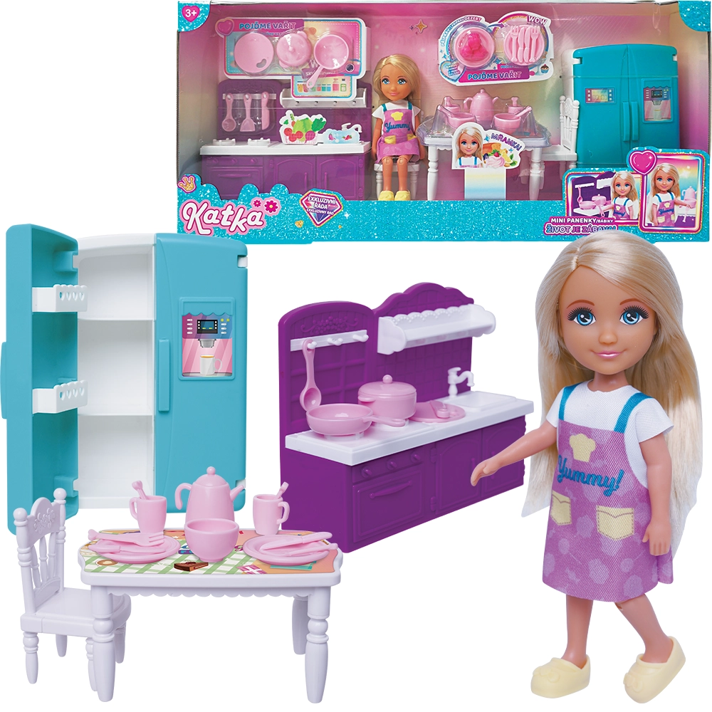 Bábika Katka s kuchynským setom