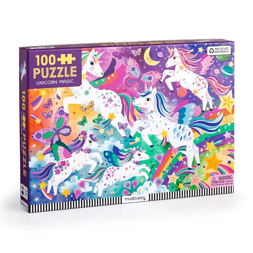 Puzzle Čarovné jednorožce 100 dielikov