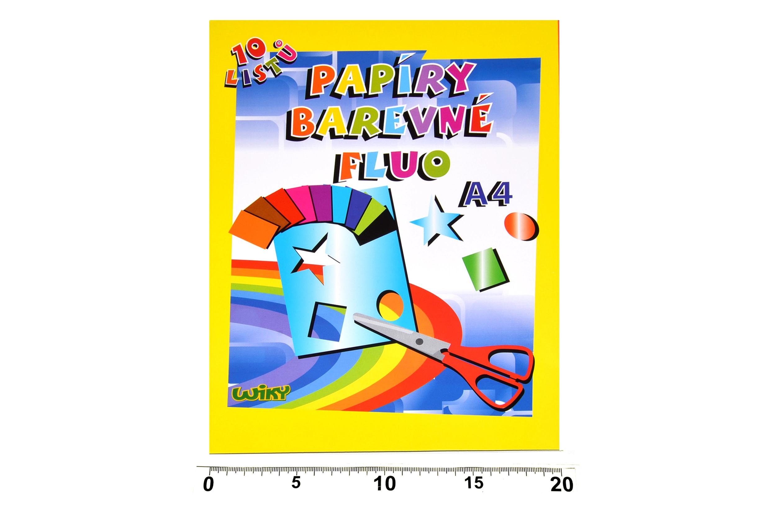 E-shop Wiky papiere farebné W A4 10 listov 180g WKW886462