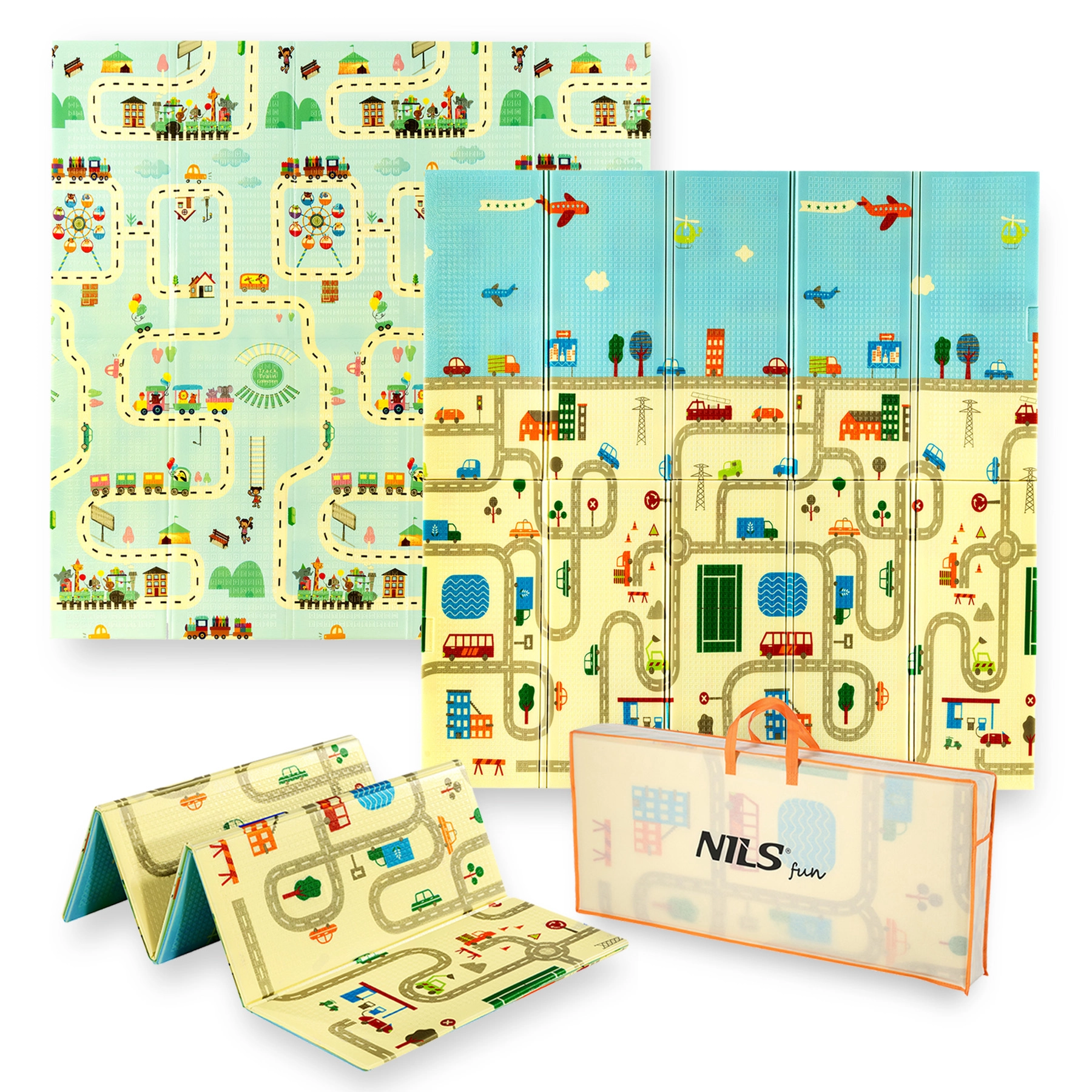 E-shop HMS Penová skladacia podložka pre deti NILS Fun City