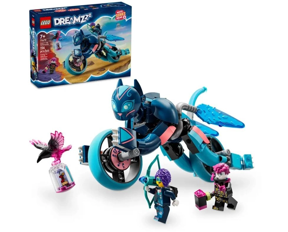 E-shop LEGO® DREAMZzz™ 71479 Zoey a jej mačacia motorka