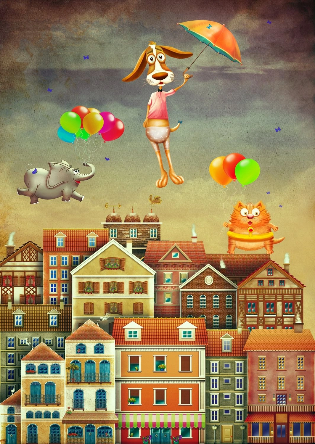 Enjoy Puzzle Nad mestom 1000 dielikov