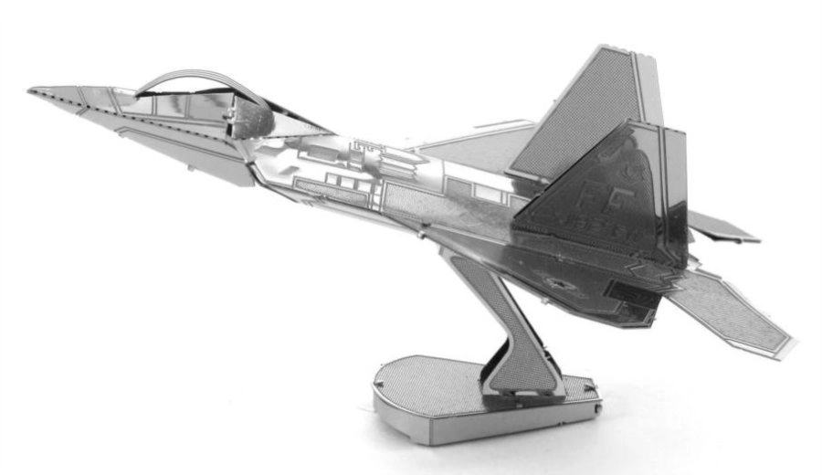 Metal Earth Luxusná oceľová stavebnica F22 Raptor