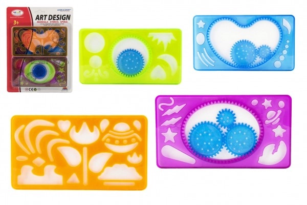 E-shop Inspiro pravítka šablóny plast na karte 23x29cm