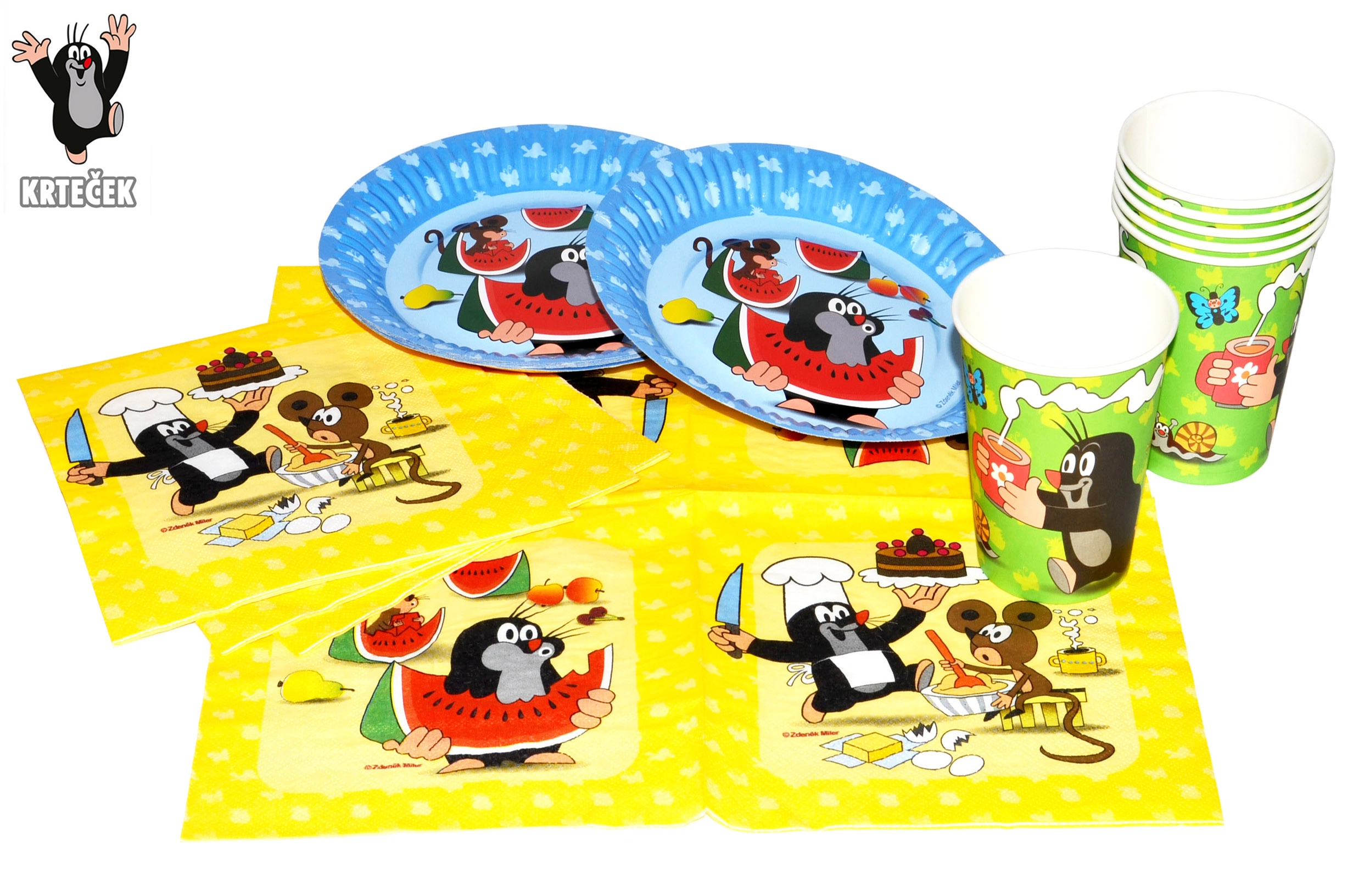 WIKY 171004 Párty set Krtko a kamaráti