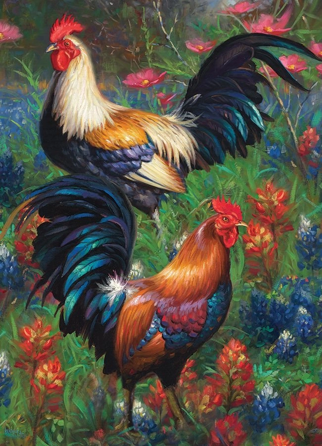 E-shop Cobble Hill Roosters 1000 dielov
