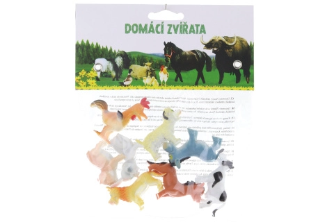 E-shop Veselé domáce zvieratká – sada plastových figúrok v sáčku