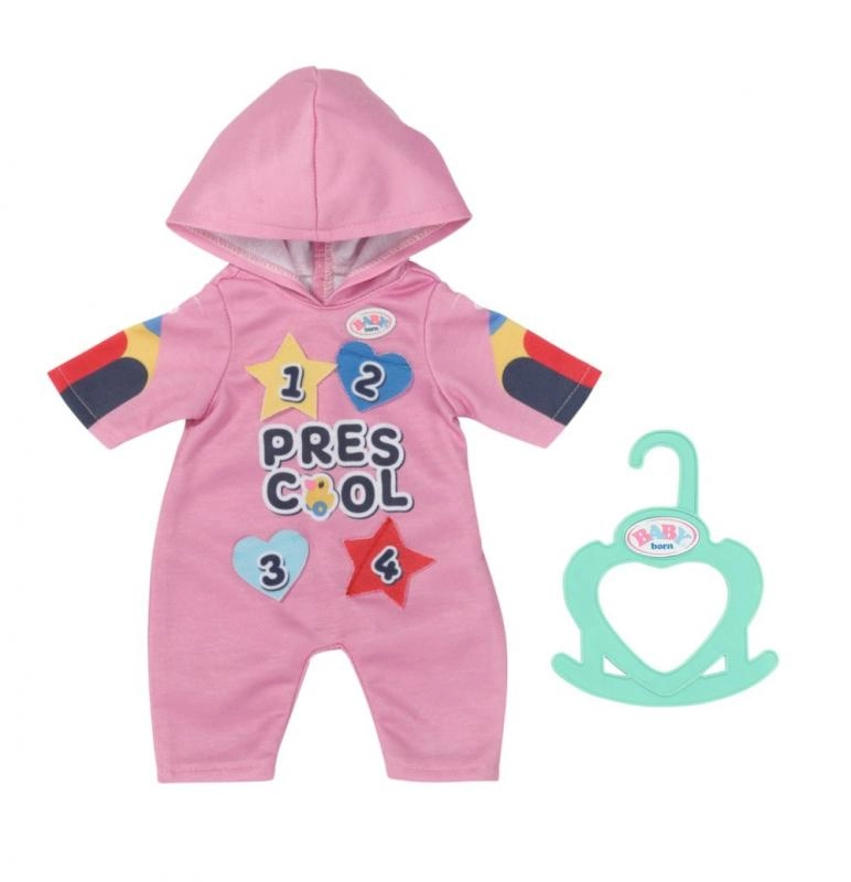 E-shop BABY born škôlkarske dupačky s našivkami pre bábiky 36 cm