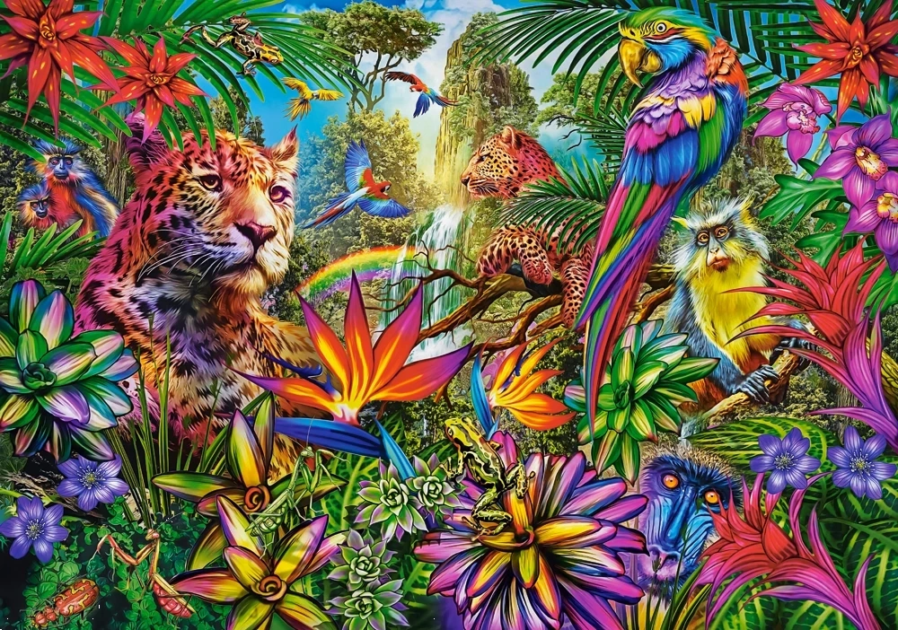 E-shop Puzzle Móda džungle 500 dielikov CASTORLAND