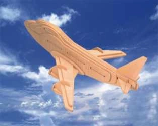 E-shop Woodcraft Drevené 3D Puzzle Lietadlo Boeing