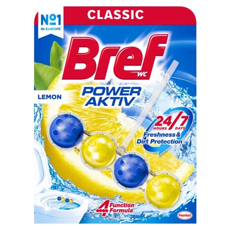 Bref Power Aktiv WC záves Lemon 50 g