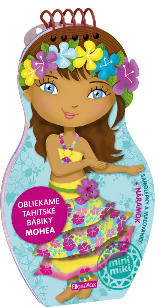E-shop Obliekame tahitské bábiky Mohea – omaľovánky a samolepky (slovenská verzia)