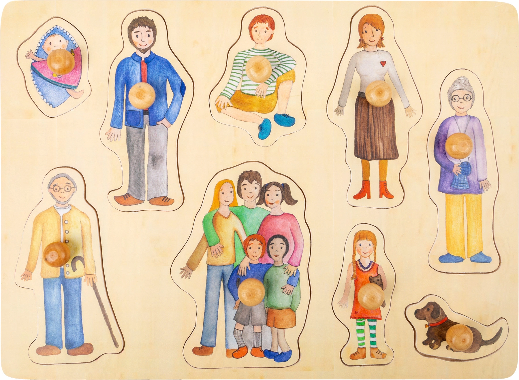 Small Foot puzzle Rodina