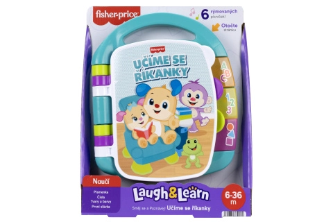 Fisher-Price Učíme sa riekanky – interaktívna hudobná knižka CZ