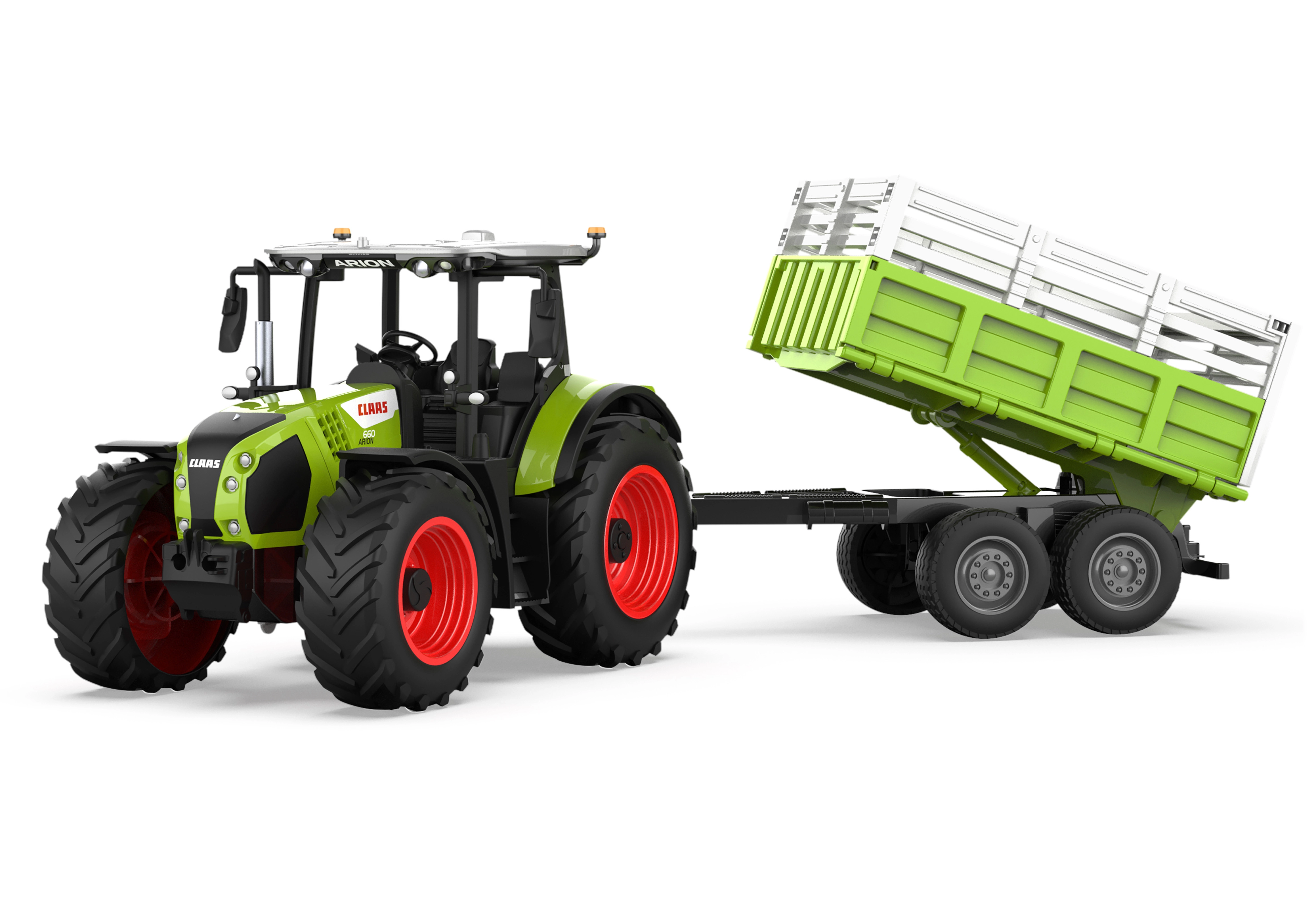 claas traktor s vlečkou 43,6 cm