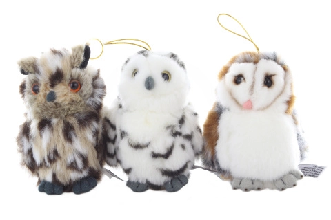 Plyšová sova 12 cm