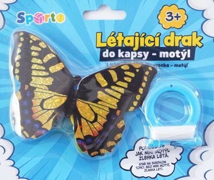 E-shop Mac Toys SPORTO Létající drak do kapsy Motýl