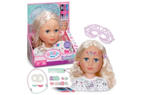 Zapf BABY born Česacia hlava Carla