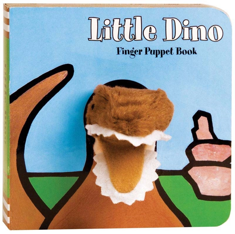 E-shop MaňuŠková knižka Malý Dino – interaktívna prstová kniha