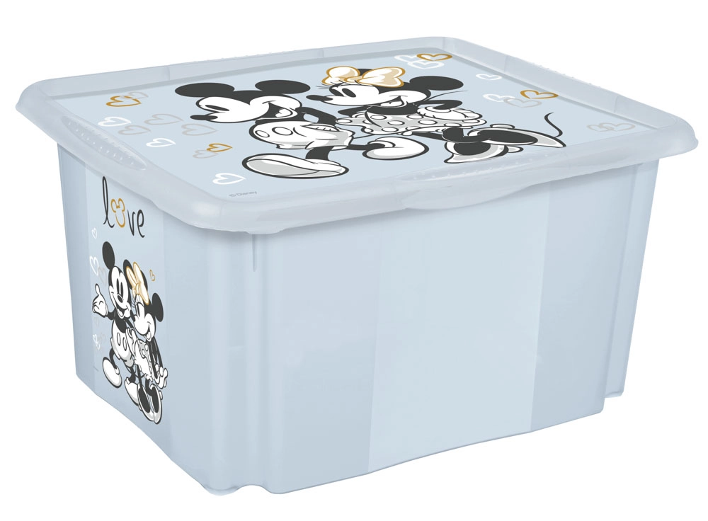 Keeeper Box Mickey Mouse love 24l modrá