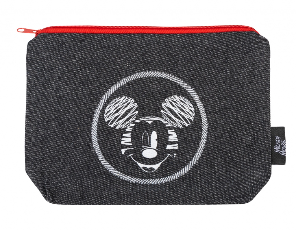 E-shop Presco Group Džínový etue Mickey 20x14 cm