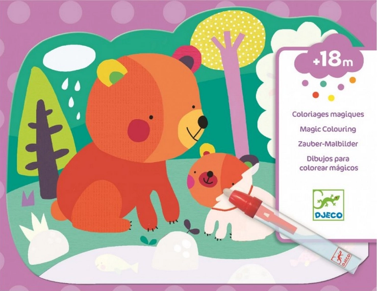E-shop Djeco Magické vyfarbovanie Ukrytí v lese DJ09064