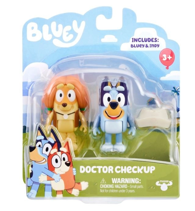 E-shop Bluey Sada pre návštevu lekára s figúrkami Bluey a Indy