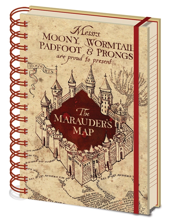 E-shop Pyramid International Zápisník Harry Potter Pobertův plánek (kroužkový) A5