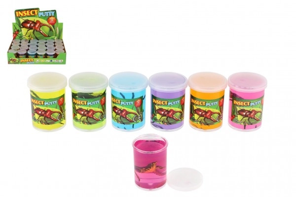 E-shop Teddies Slime 80 g hmyzu mix 6 farieb