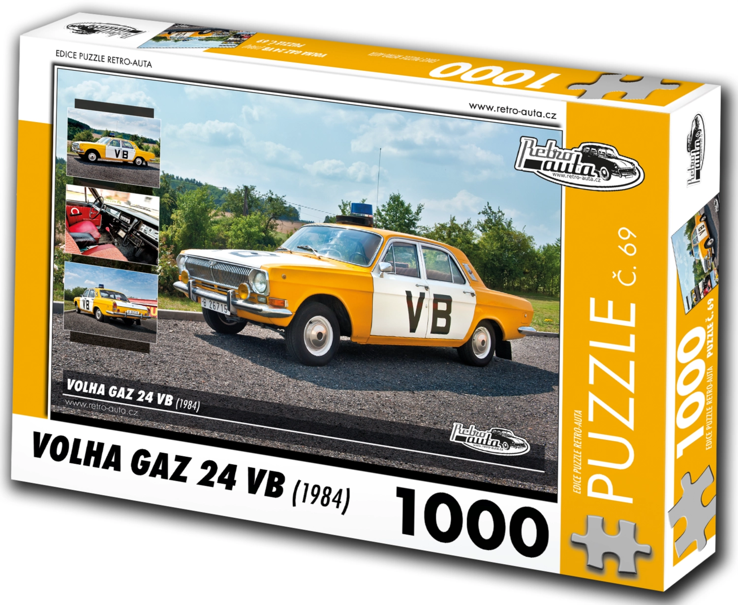 E-shop Retro-auta č. 69 Volha GAZ 24 VB 1984 1000 dielov