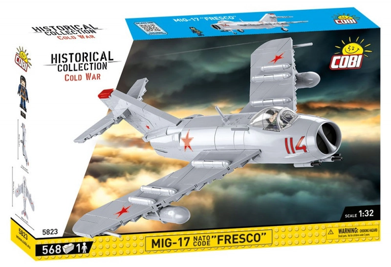 E-shop Cobi 5823 Cold War Ruské stíhacie lietadlo MiG 17