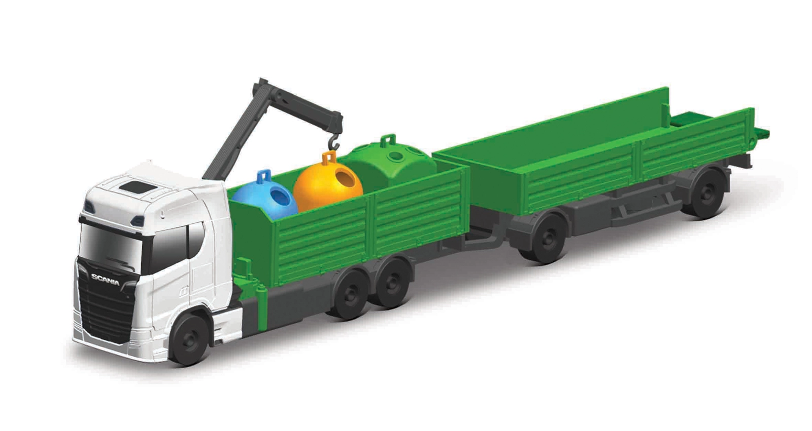 E-shop Maisto Mini pracovné stroje, Kontajnerový príves Volvo FH16