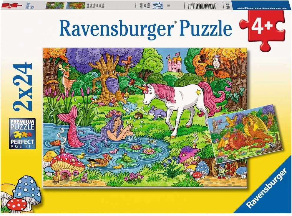 E-shop RAVENSBURGER Kúzelný les 2x24 dielov
