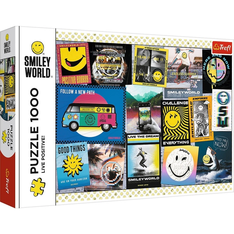 E-shop TREFL Smiley Lepší deň so Smiley 1000 dielov