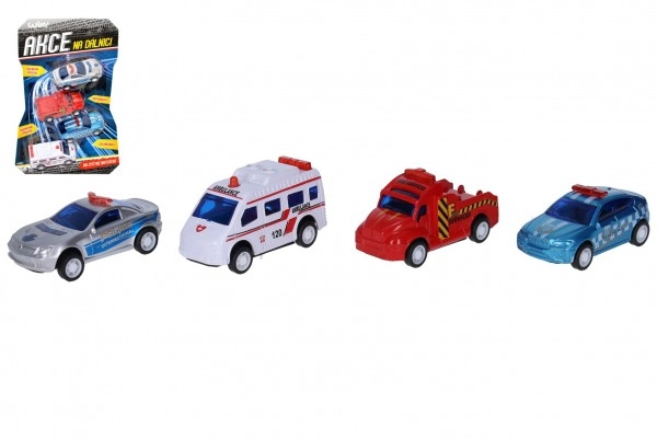 E-shop Wiky Autá Akcia na diaľnici 4 ks 6 cm Vehicles