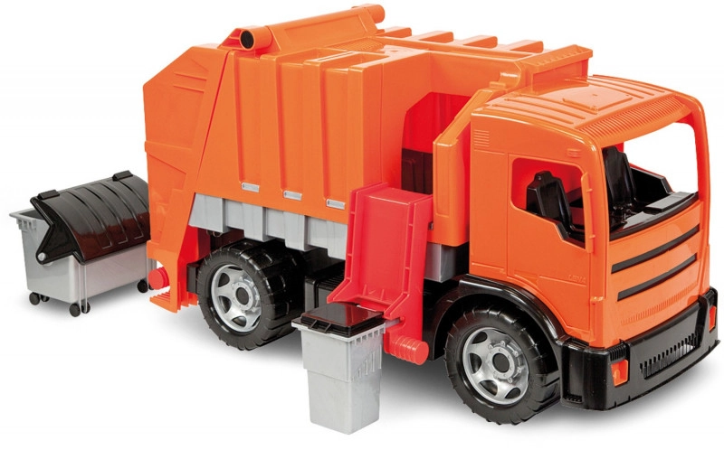Lena Popelářské auto 2 osé Oranžové 2166